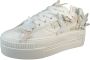 Buffalo Plateausneakers met motiefapplicaties model 'BUTTERFLY' - Thumbnail 1