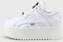Buffalo London Classic Dames Schoenen White Leer Foot Locker - Thumbnail 1
