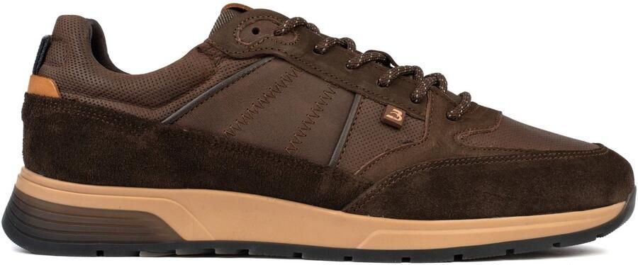 Bufflox berlin sneakers heren bruin leer