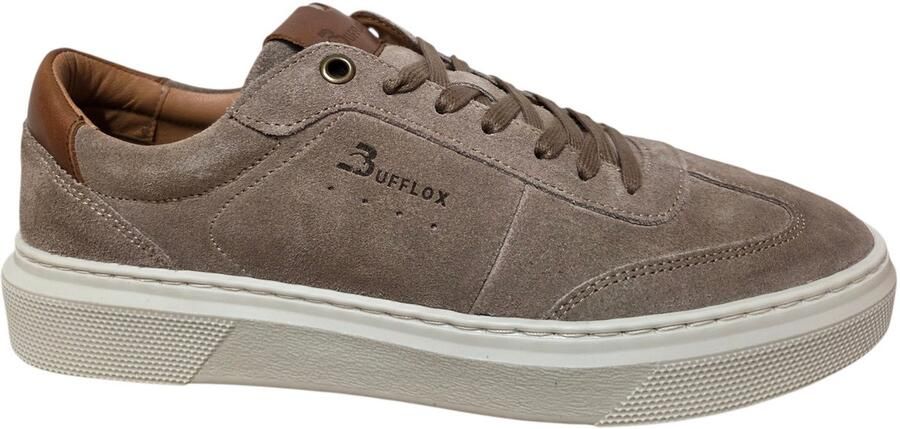 Bufflox Dublin Sneakers Taupe Suede Heren Taupe