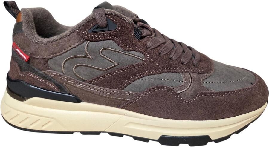 Bufflox Grimbergen Taupe Sneakers Taupe Suede Heren Taupe