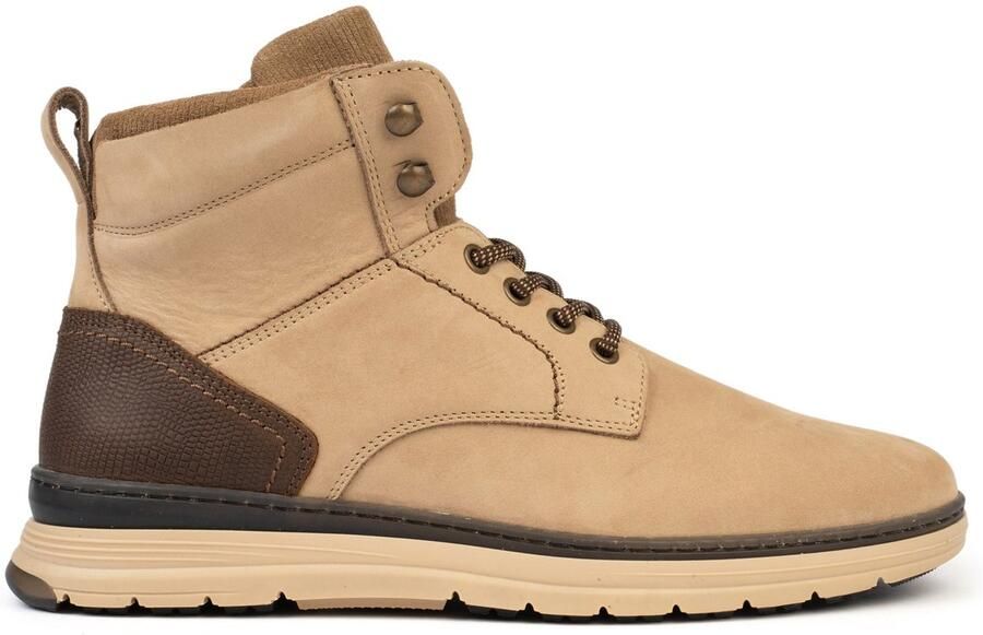 Bufflox oxford boots heren taupe nubuck
