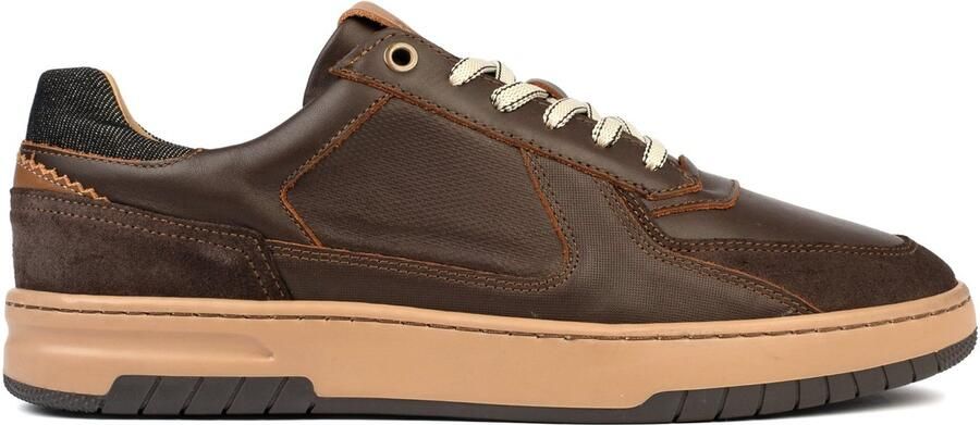 Bufflox paris sneakers heren bruin leer - Foto 2