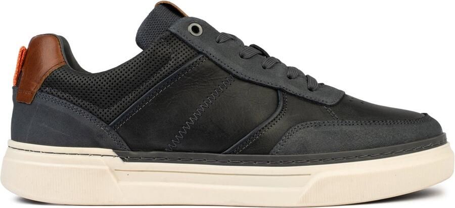 Bufflox rome sneakers heren navy leer