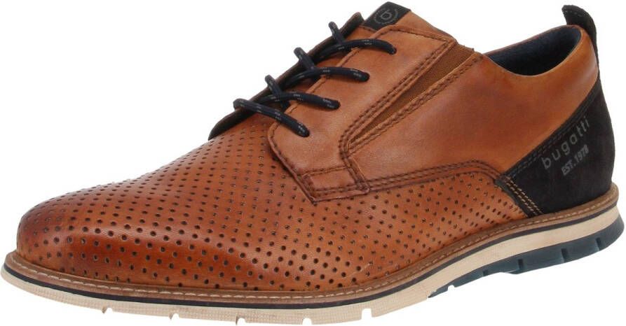 Bugatti 331-9711L-4100 XL Vrijetijdsschoenen voor heren 6300-Cognac