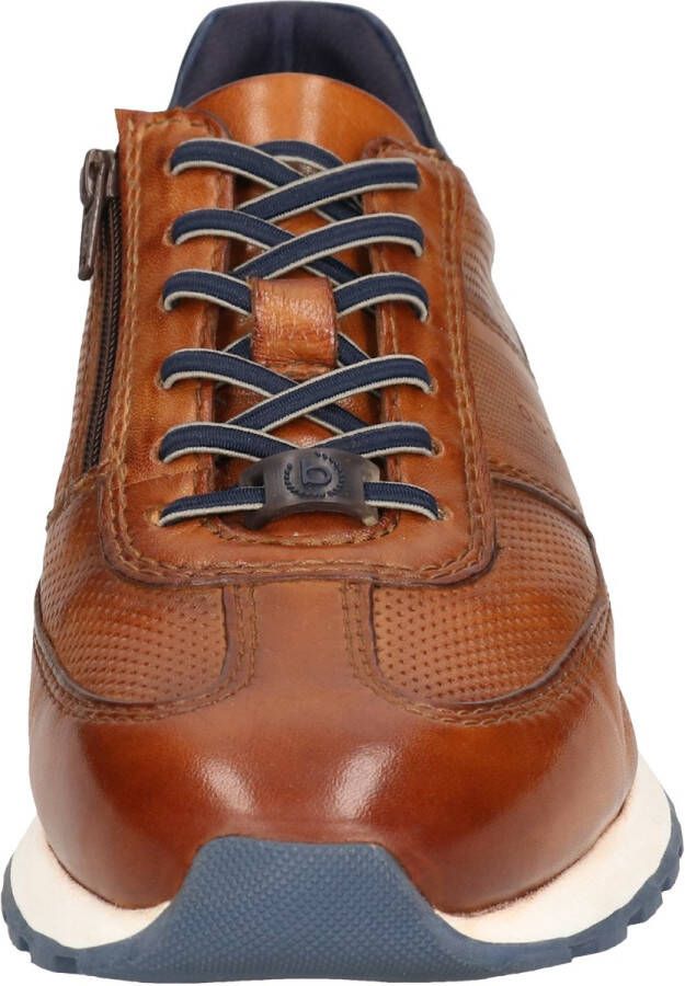 Bugatti Sneakers vrijetijdsschoen lage schoen veterschoen met contrast bies