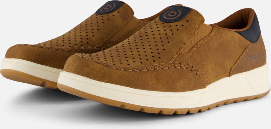 Bugatti Artic Instappers cognac Synthetisch