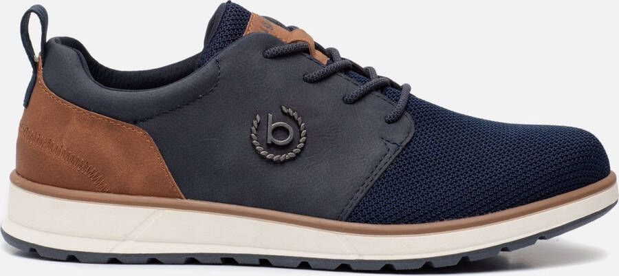 Bugatti Artic Sneakers blauw Textiel Heren