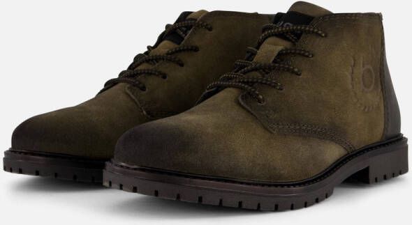 Bugatti Barrack Veterschoenen groen Suede