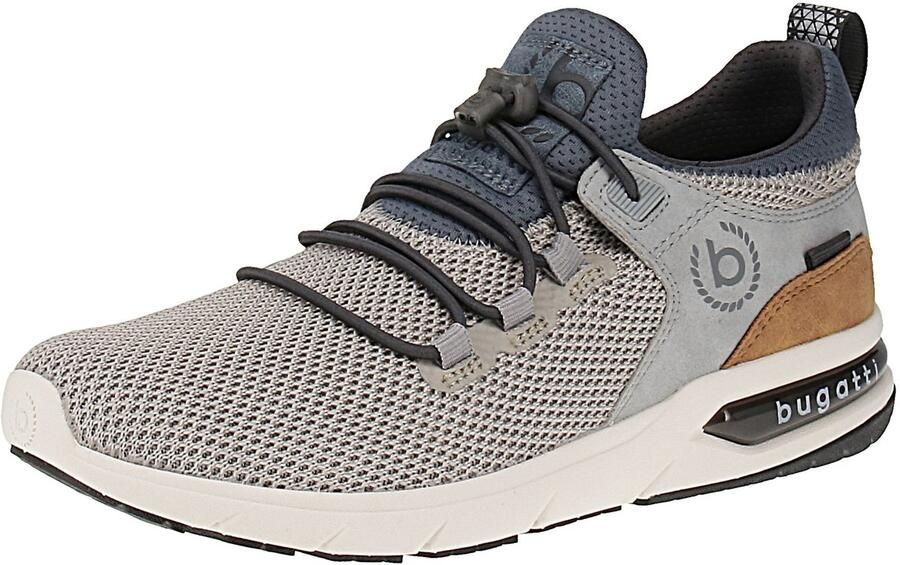 Bugatti 342-65860-6969 Numbis Herensneaker 5211-Beige-Dark-Gey