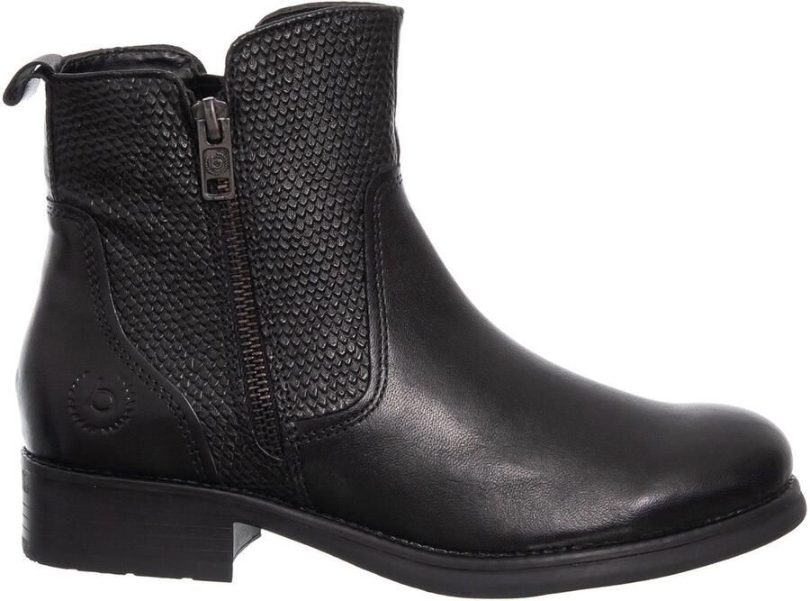 Bugatti dameslaarzen natuurlijke leer stiefelette black zln