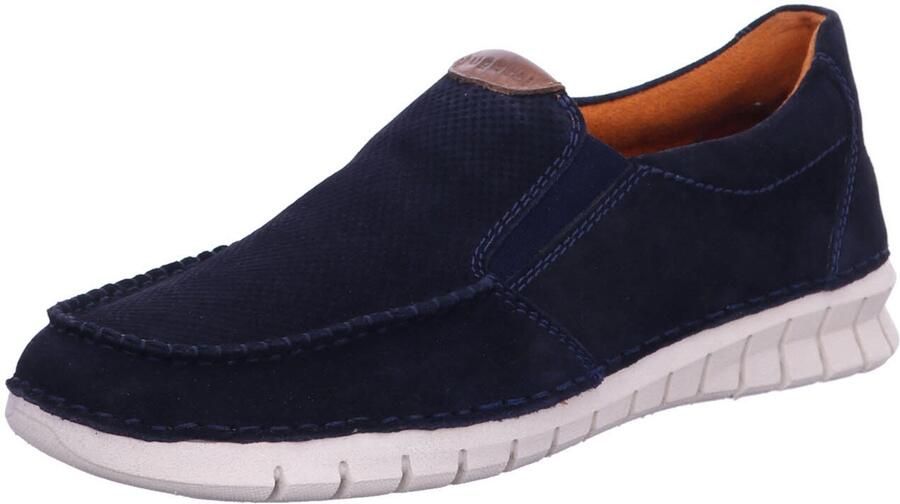 Bugatti Heren Mocassins in Donkerblauw