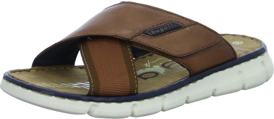 Bugatti Heren slippers in effen kleur