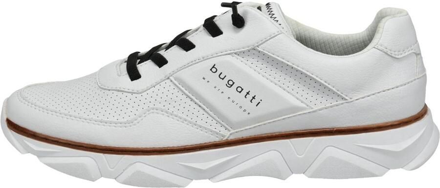 Bugatti Slip-on sneakers freizeitschoen lage schoen slipper met contrast-bies