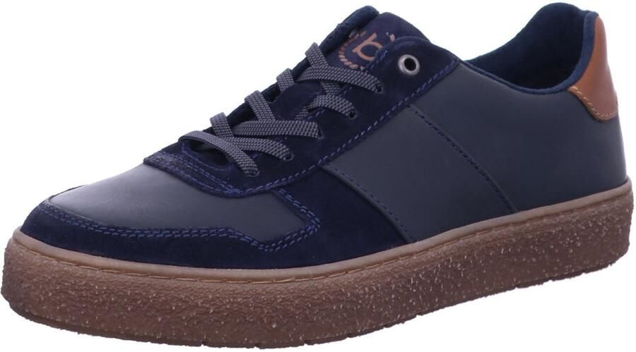 Bugatti Moderne blauwe herensneaker