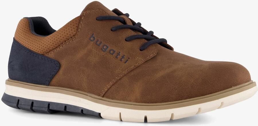 Bugatti heren sneakers cognac Uitneembare zool
