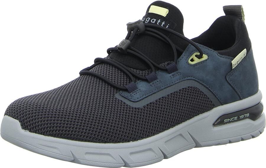 Bugatti Slip-on sneakers vrijetijdsschoen halfschoen instapschoen met elastische veters