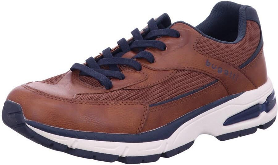 Bugatti Slip-on sneakers lage schoen slipper businessschoen met contrastafwerking