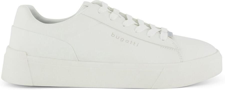 Bugatti Plateausneakers vrijetijdsschoen halfschoen veterschoen met zijlogo-debossing