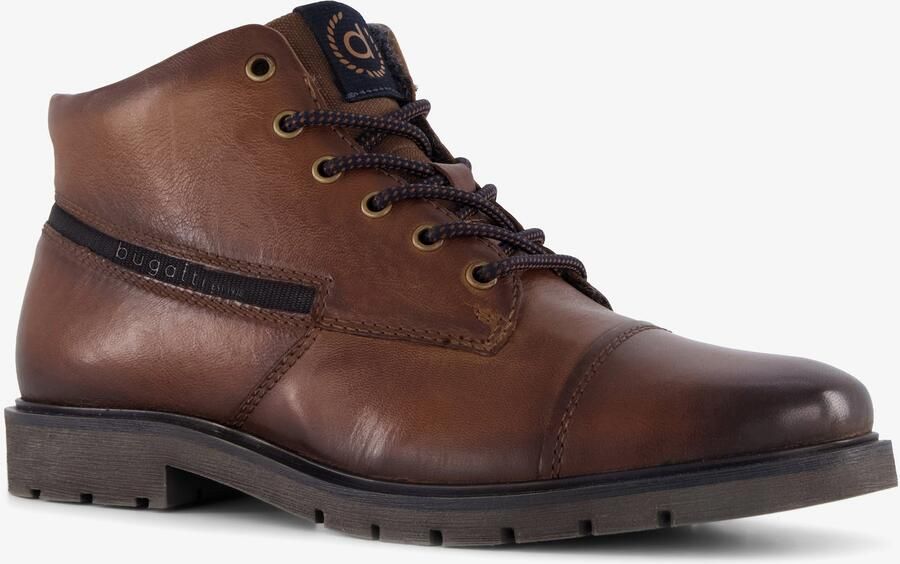 Bugatti leren heren veterschoenen bruin