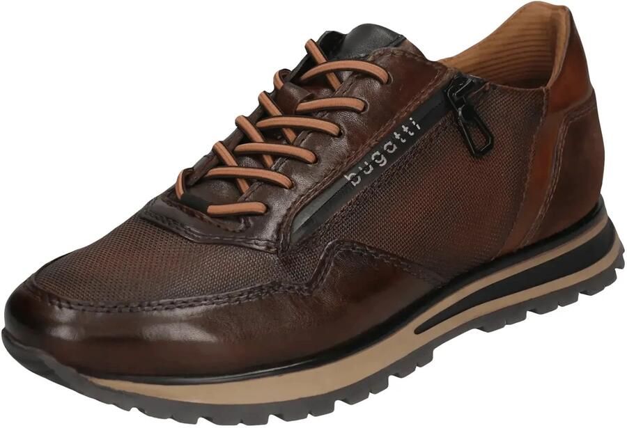 Bugatti Sneakers van leer met vetersluiting model 'Philip'