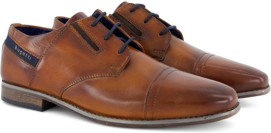 Bugatti Veterschoenen blokhak avondschoen feestelijke schoen met stretch-inzetten - Foto 1