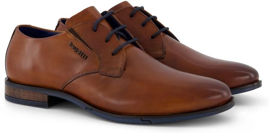 Bugatti Veterschoenen businessschoen avondschuh feestschuh met zijlogo-embleem