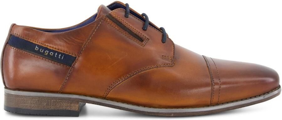 Bugatti Veterschoenen blokhak avondschoen feestelijke schoen met stretch-inzetten