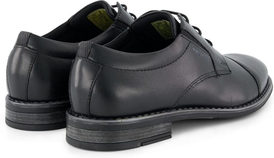 Bugatti Veterschoenen blokhak avondschoen feestelijke schoen business schoen logoprint