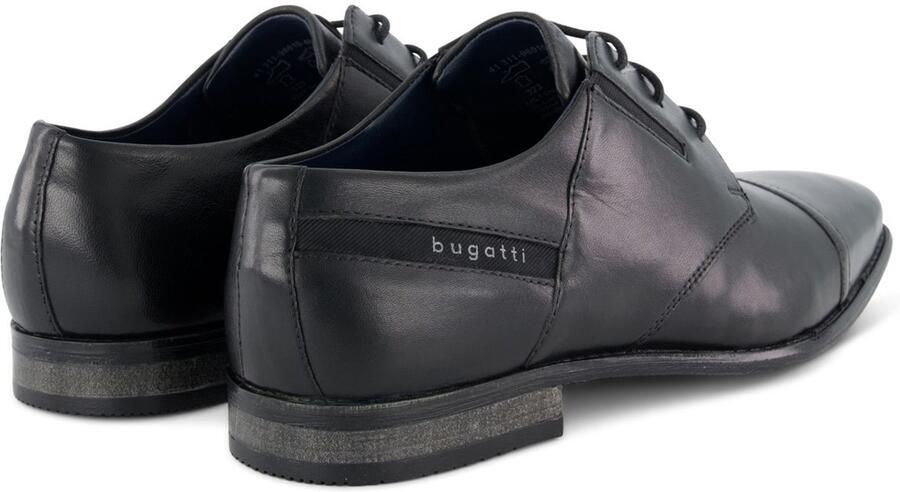 Bugatti Veterschoenen blokhak avondschoen feestelijke schoen met stretch-inzetten