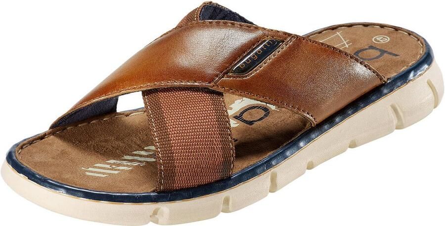 Bugatti Heren slippers in effen kleur - Foto 2