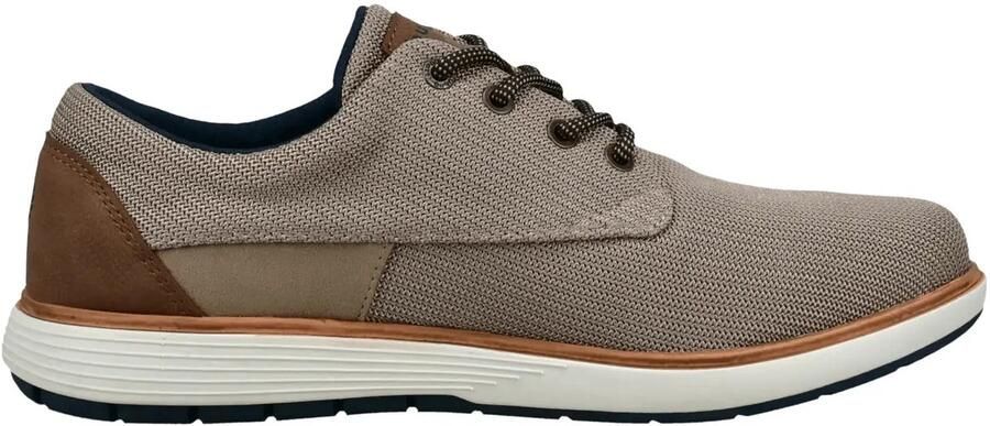 Bugatti Sportieve veterschoen donkerbeige