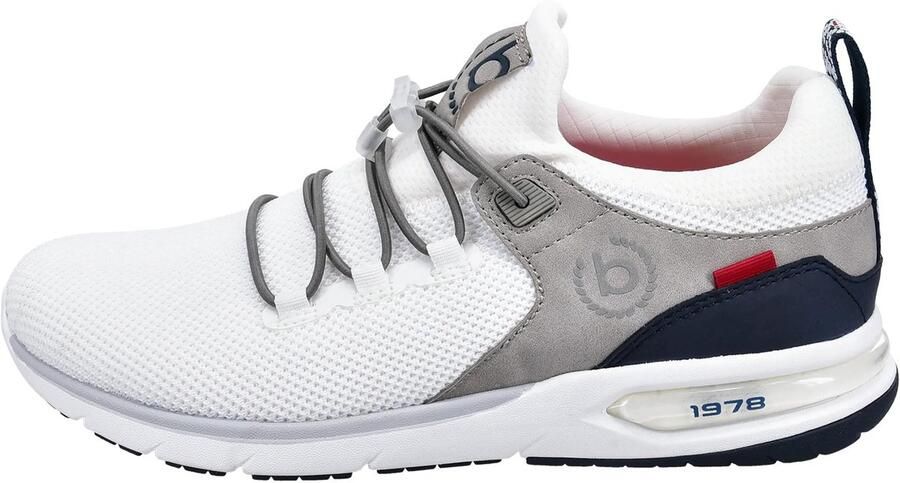 Bugatti Slip-on sneakers met snelsluiting vrijetijdsschoen halfhoge schoen instapschoen