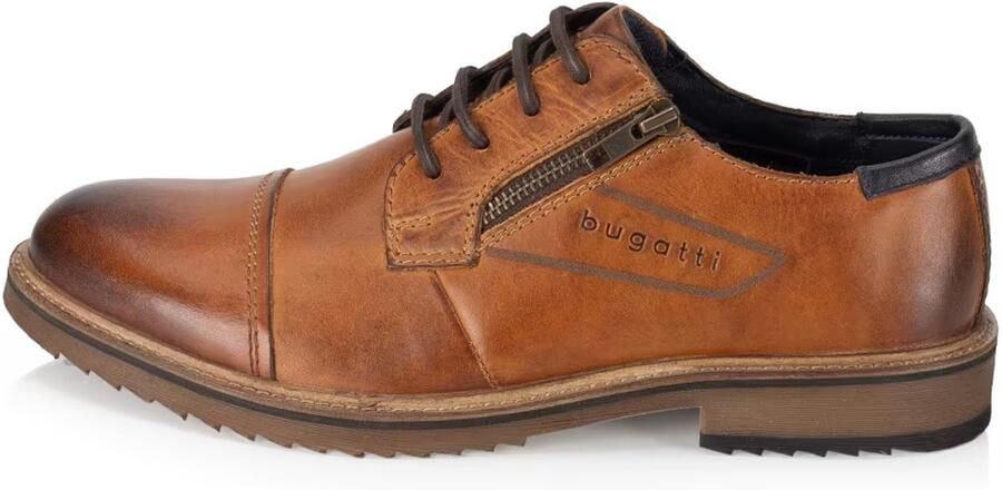 Bugatti Veterschoenen Lage schoen zakelijke schoen met ritssluiting aan de zijkant