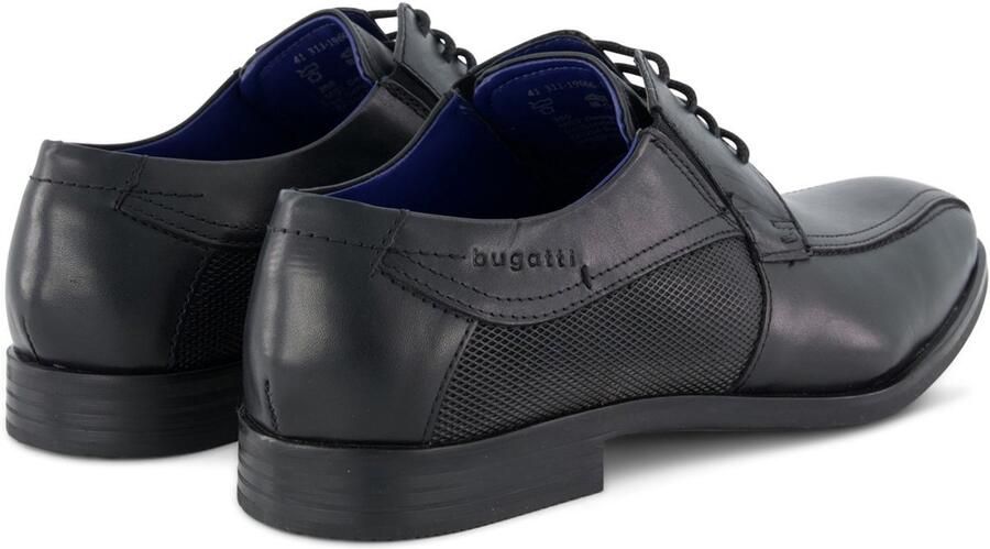 Bugatti Veterschoenen met zij-embossing vrijetijdsschoen lage schoen veterschoen