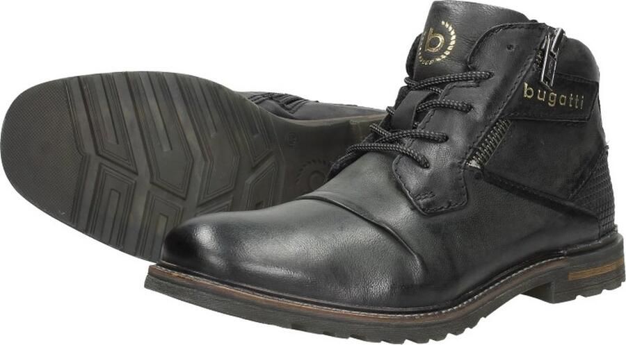 Bugatti Hoge veterschoenen met rits aan de binnenkant - Foto 6