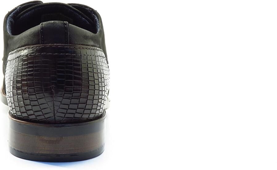 Bugatti Zwart nub. laag A2512 Zwart