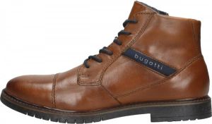 Bugatti heren nette veterschoen Cognac