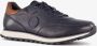 Bugatti Cirino leren heren sneakers donkerblauw Extra comfort Memory Foam - Thumbnail 2