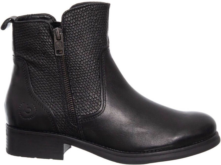 Bugatti dameslaarzen natuurlijke leer stiefelette black zln