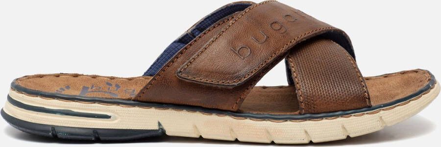 Bugatti Slippers met praktische klittenbandsluiting