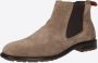 Bugatti Taupe Suede Chelsea Boot voor Heren Beige Heren - Thumbnail 1