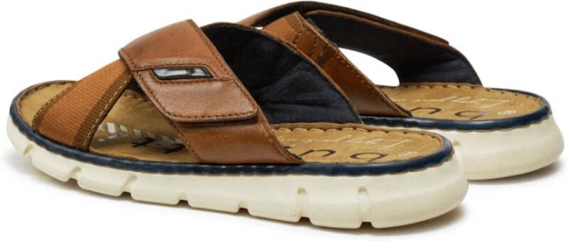 Bugatti Heren slippers in effen kleur