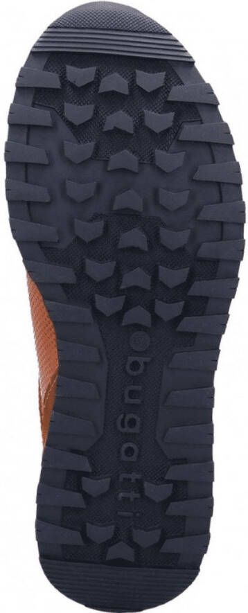 Bugatti Slip-on sneakers freizeitschoen lage schoen instapschoen met perforatie-patroon