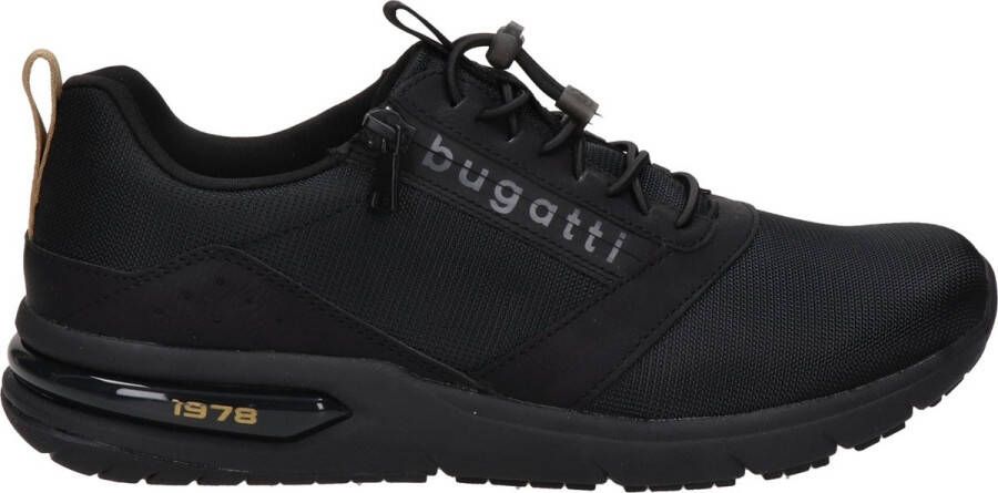 Bugatti Numbis Veterschoenen Laag zwart