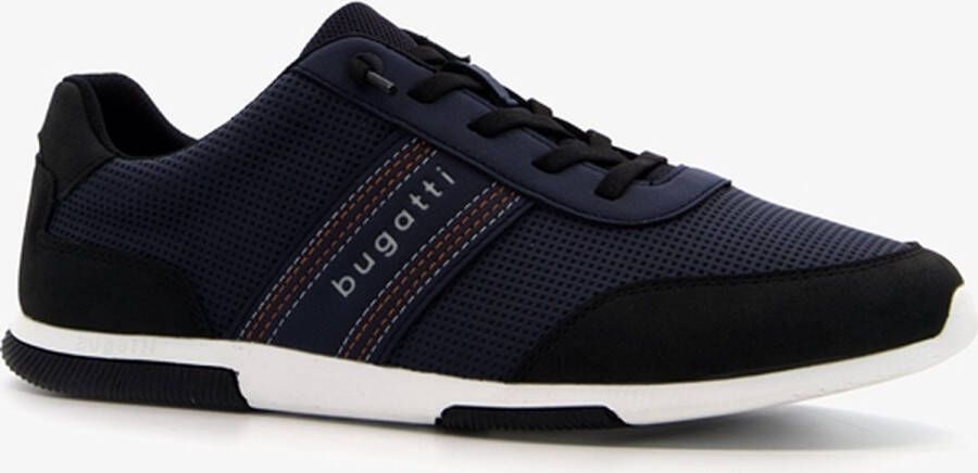 Bugatti Slip-on sneakers Vrijetijdsschoen slipper met modieuze decoratieve stiksels