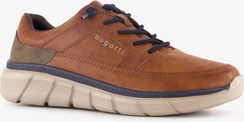 Bugatti heren sneakers cognac