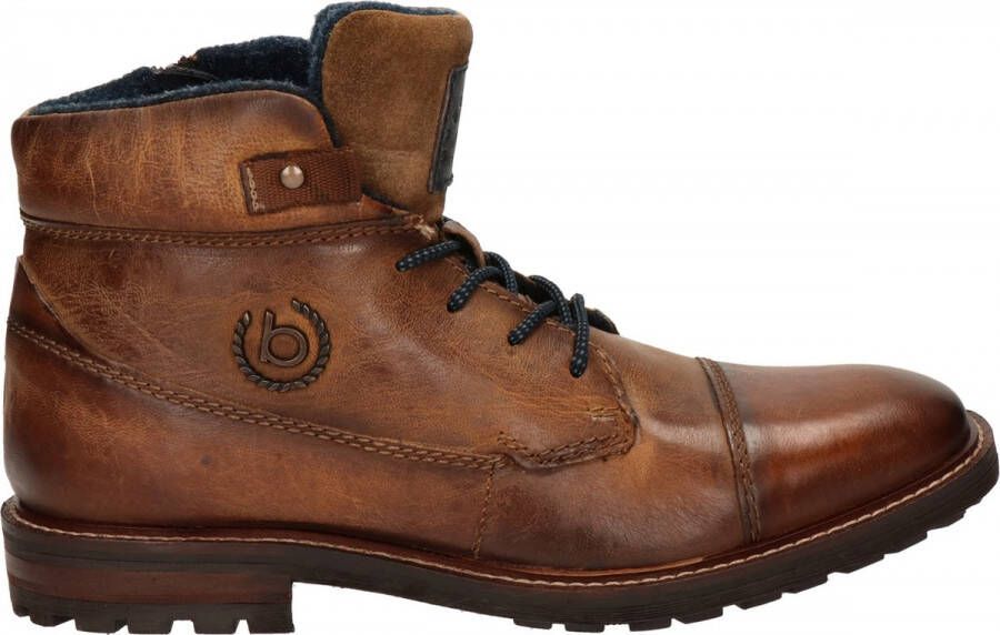 Bugatti Veterlaarsjes met opgestikt logo op de tong