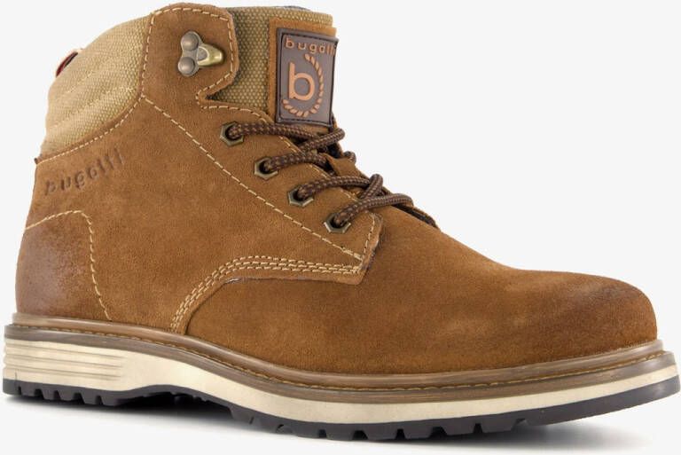 Bugatti heren veterboots cognac