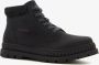 Bugatti leren heren veterboots zwart - Thumbnail 1